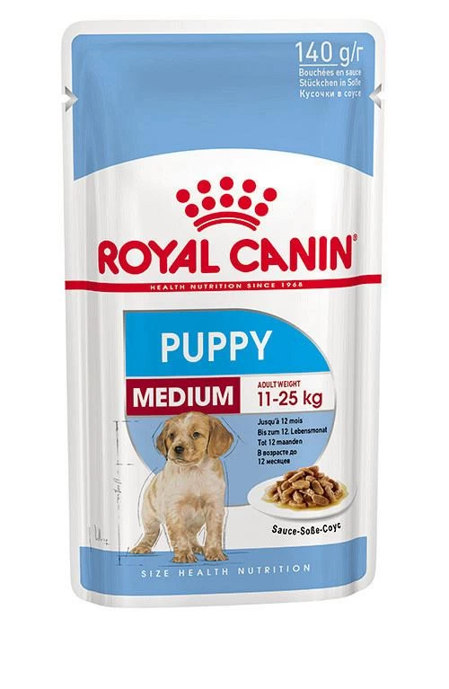 Royal Canin Hondenvoer Medium Puppy 10 X 140 Gr 2 Royal Canin Hondenvoer Medium Puppy 10 X 140 Gr - Afbeelding 2
