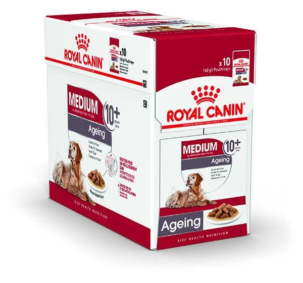 Royal Canin Hondenvoer Medium Ageing 10+ 10 X 140 Gr 1 Royal Canin Hondenvoer Medium Ageing 10+ 10 X 140 Gr