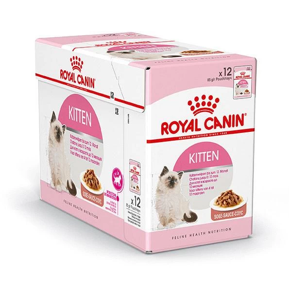 Royal Canin Kattenvoer Kitten In Gravy <br>12 X 85 Gr 1 Royal Canin Kattenvoer Kitten In Gravy <br>12 X 85 Gr