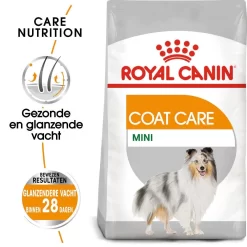 Royal Canin Hondenvoer Coat Care Mini 3 Kg 5 Royal Canin Hondenvoer Coat Care Mini 3 Kg -ROYAL CANIN Huisdier royal canin coat care mini extra zorg vacht volwassen kleine honden hero packshot 1
