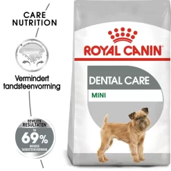 Royal Canin Hondenvoer Dental Care Mini 3 Kg -ROYAL CANIN Huisdier royal canin dental care mini extra zorg gebit volwassen kleine honden hero packshot 1