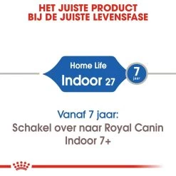 Royal Canin Kattenvoer Indoor 27 4 Kg -ROYAL CANIN Huisdier royal canin indoor 27 volwassen kat binnenkatten hero image 9 2