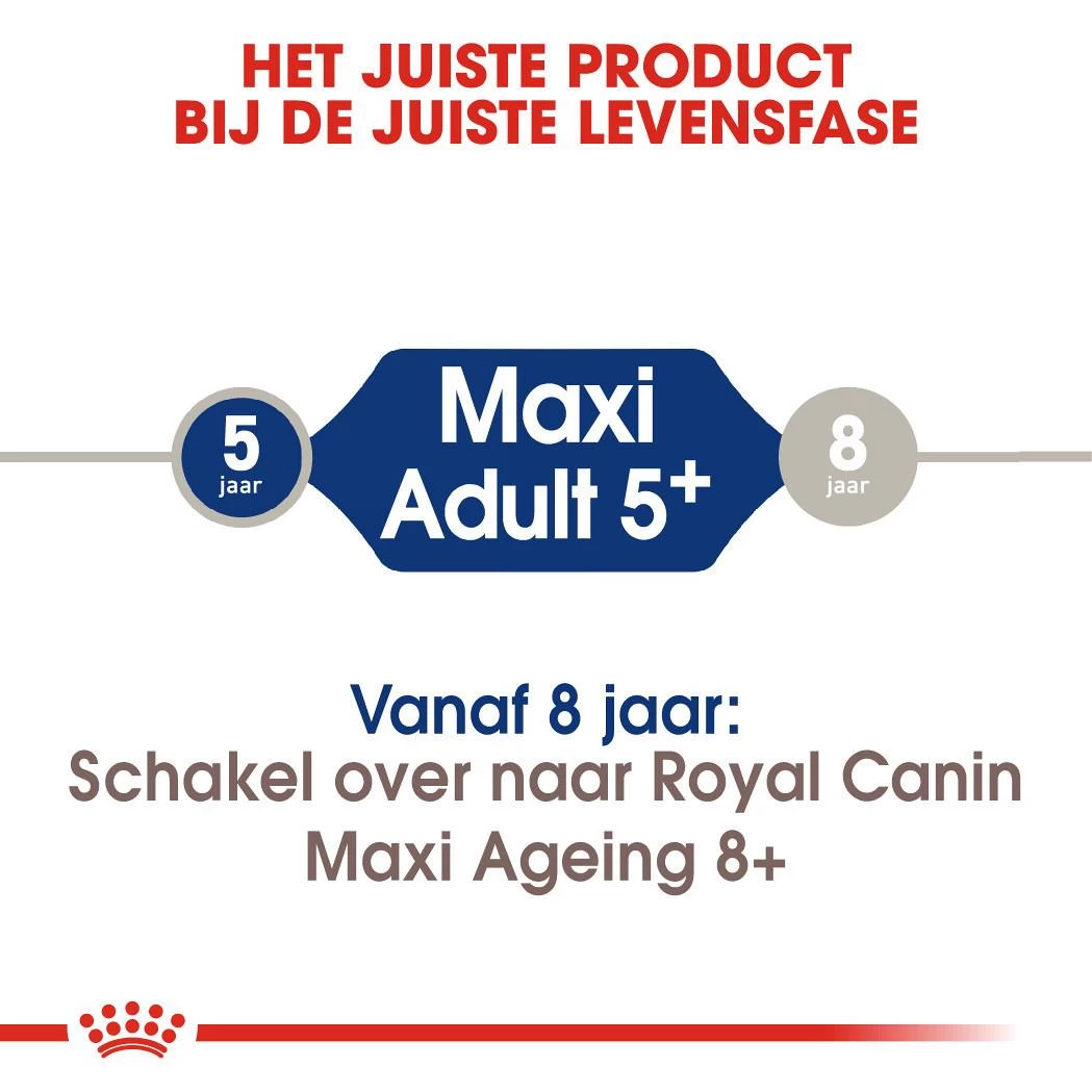 Royal Canin Hondenvoer Maxi Adult 5+ 15 Kg 4 Royal Canin Hondenvoer Maxi Adult 5+ 15 Kg - Afbeelding 4