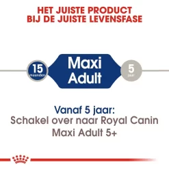 Royal Canin Hondenvoer Maxi Adult 4 Kg 7 Royal Canin Hondenvoer Maxi Adult 4 Kg -ROYAL CANIN Huisdier royal canin maxi adult volwassen hond grote hondenrassen hero image 9 1