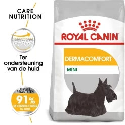 Royal Canin Hondenvoer Derma-comfort Mini 3 Kg 5 Royal Canin Hondenvoer Derma-comfort Mini 3 Kg -ROYAL CANIN Huisdier royal canin mini dermacomfort volwassen hond vacht en huid hero packshot 1