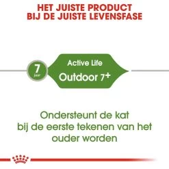 Royal Canin Kattenvoer Outdoor 7+ 10 Kg -ROYAL CANIN Huisdier royal canin outdoor 7plus volwassen kat buitenkatten vanaf 7 jaar hero image 9 2