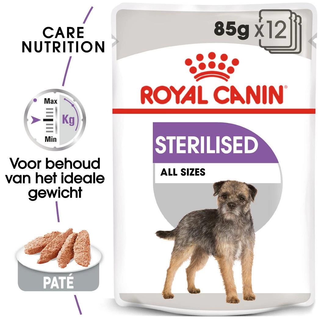 Royal Canin Hondenvoer Sterilised Wet 12 X 85 Gr 4 Royal Canin Hondenvoer Sterilised Wet 12 X 85 Gr - Afbeelding 4