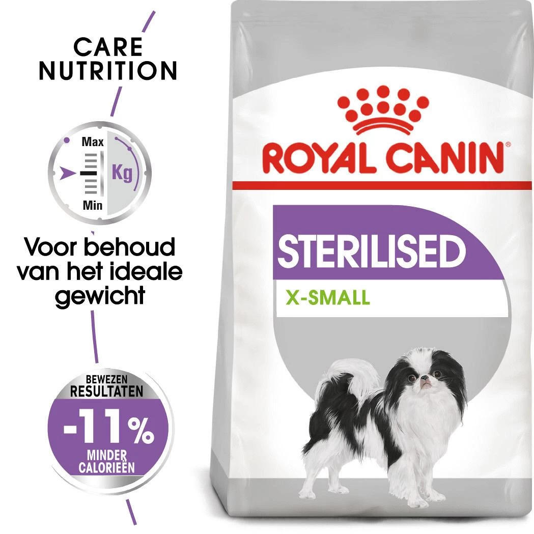 Royal Canin Hondenvoer Sterilised X-Small 1,5 Kg 3 Royal Canin Hondenvoer Sterilised X-Small 1,5 Kg - Afbeelding 3